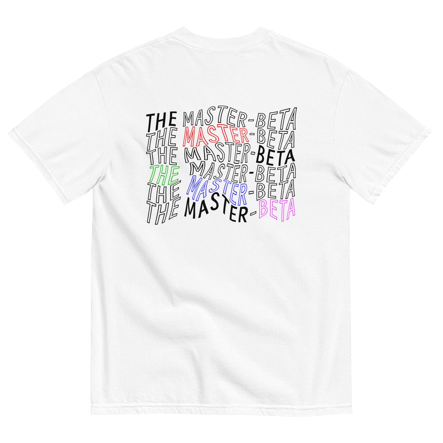 master-beta tee white