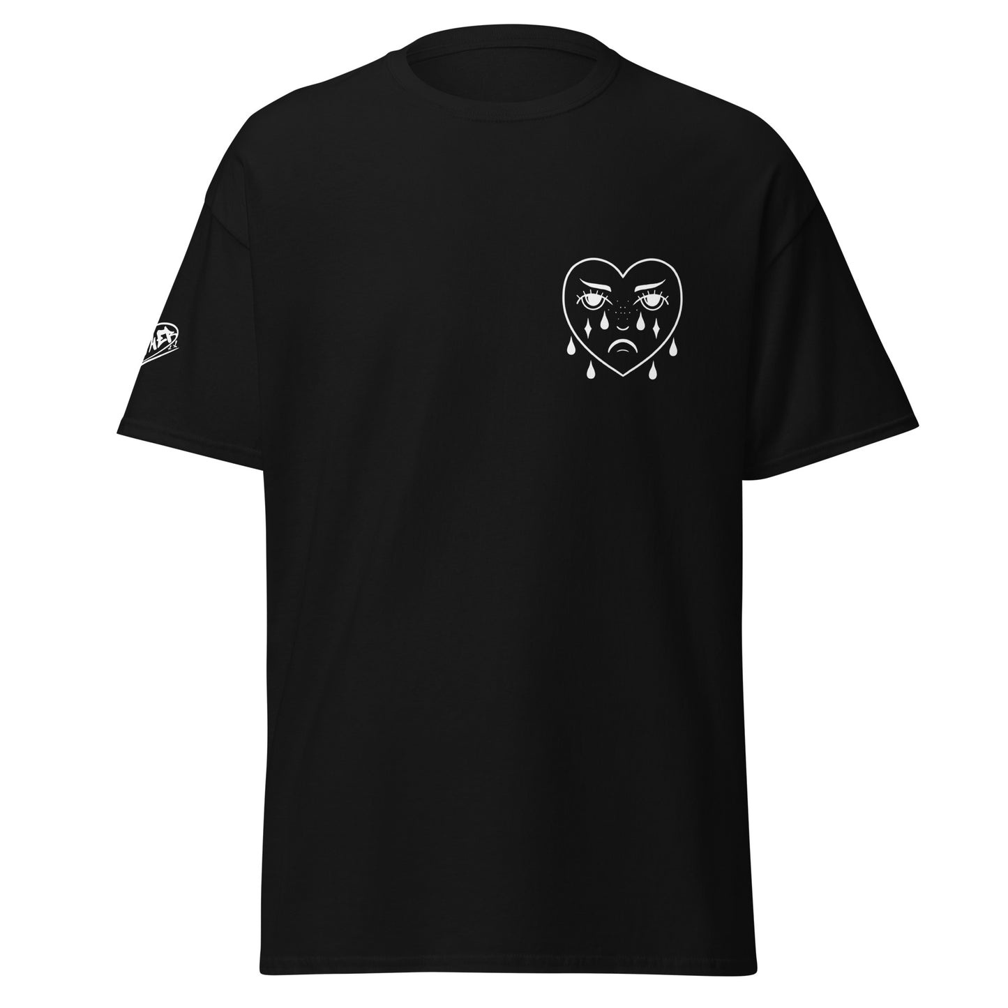 Mather Crying Heart Tee Black