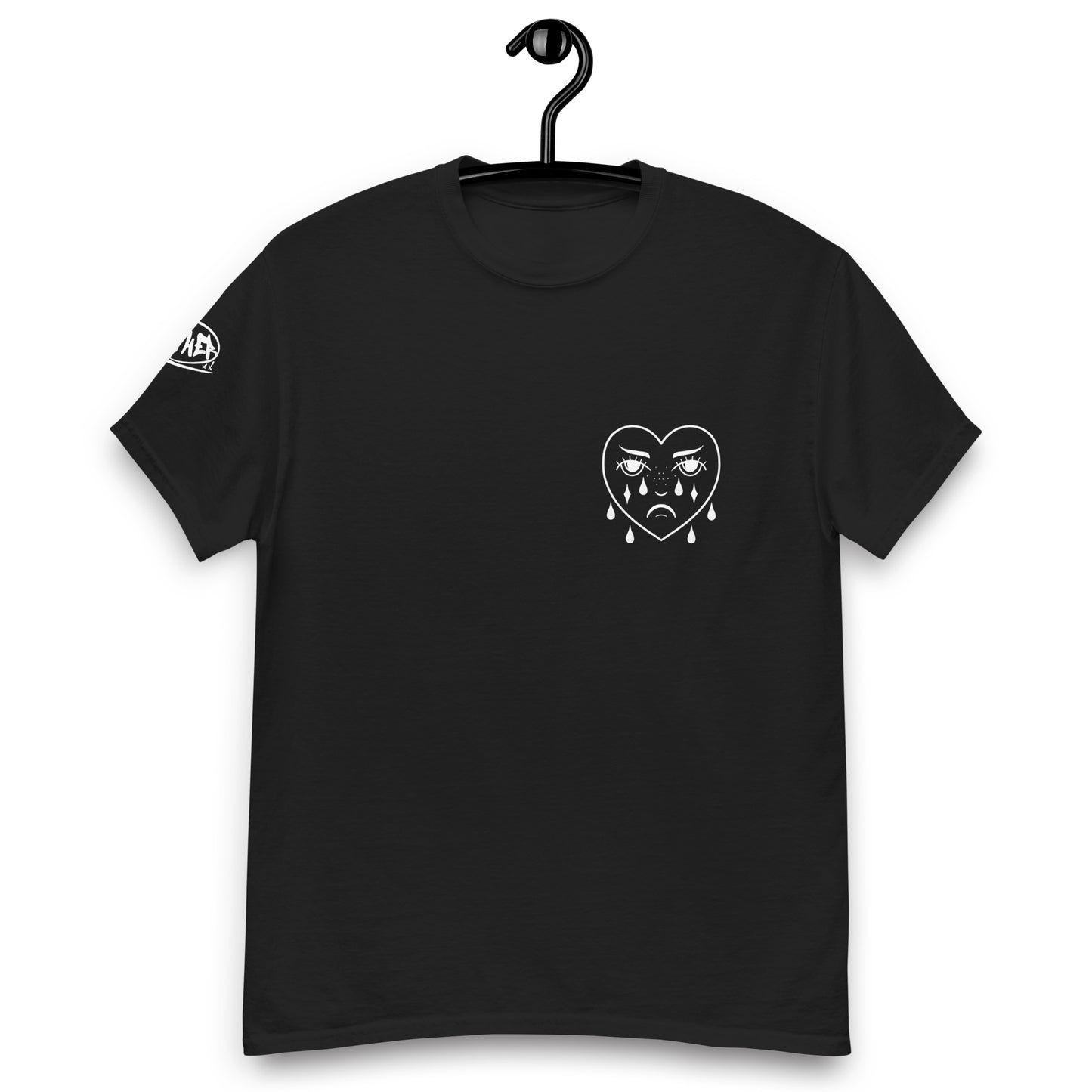 Mather Crying Heart Tee Black