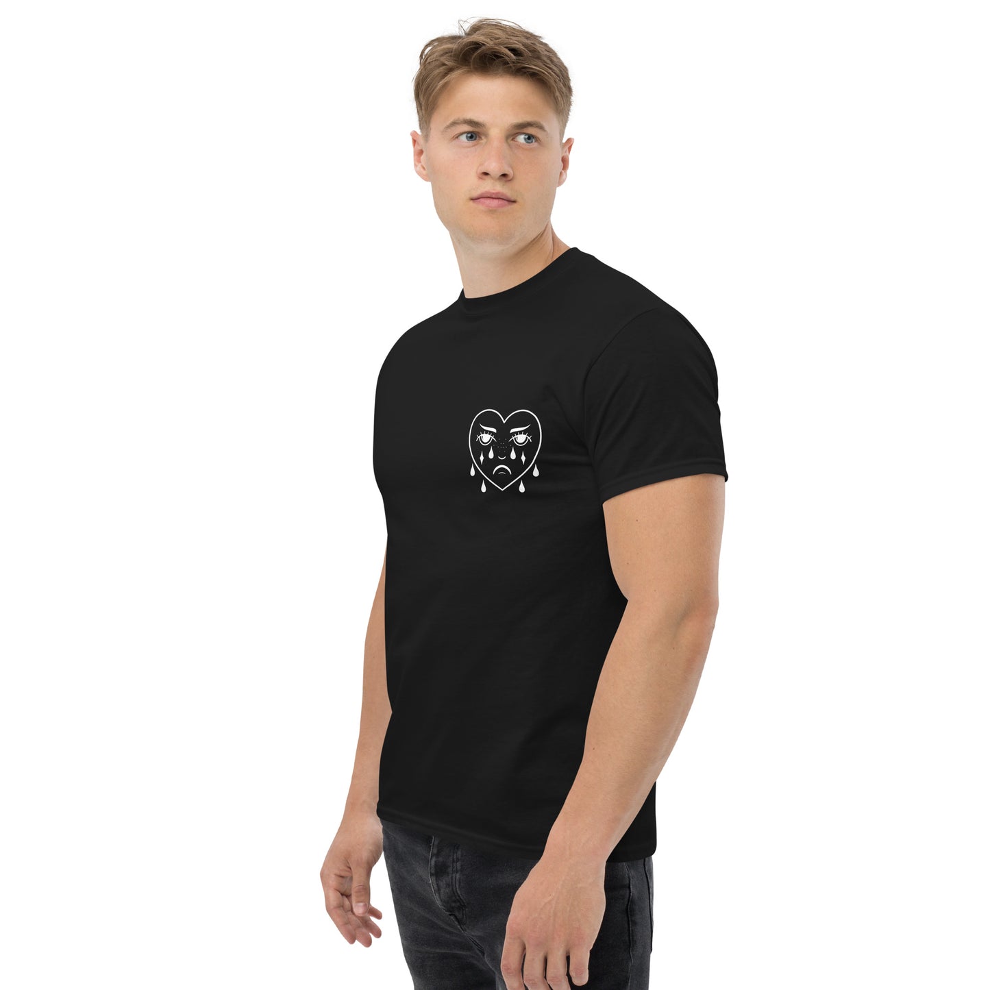 Mather Crying Heart Tee Black