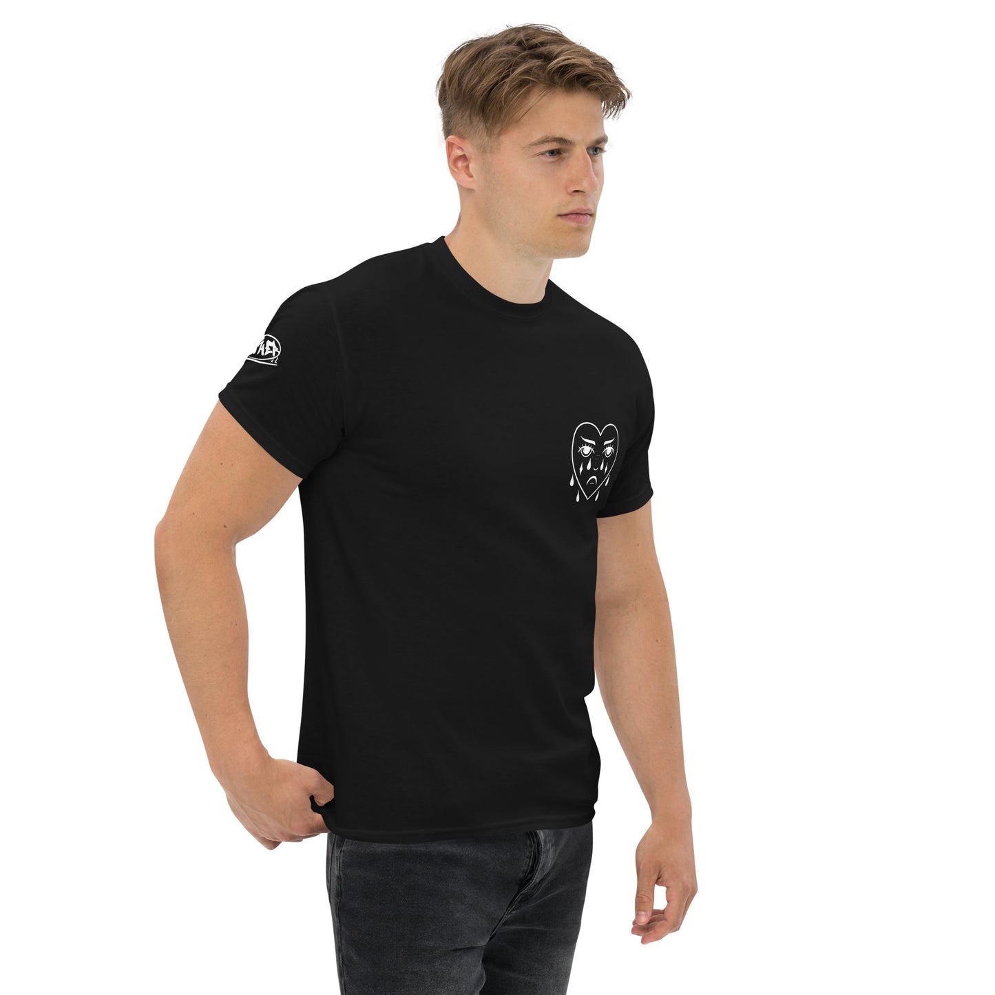 Mather Crying Heart Tee Black