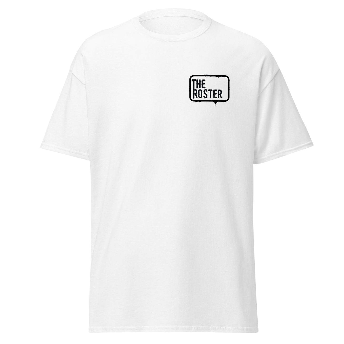 The Roster Dripping Logo Tee (White)