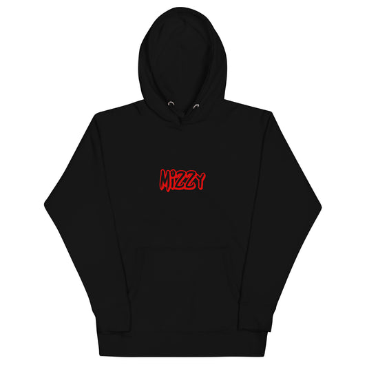 Mizzy Red Logo Hoodie