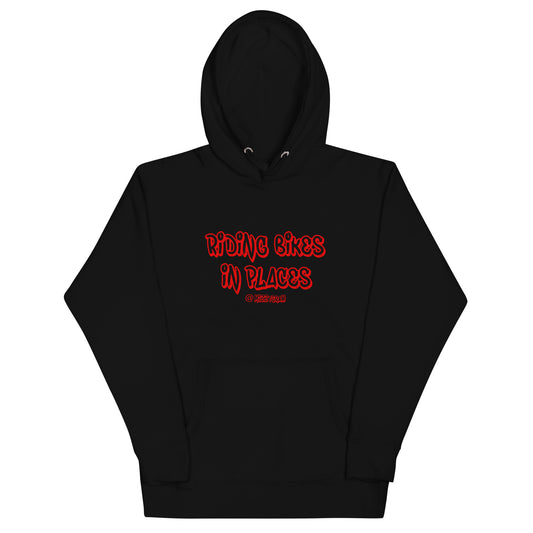 Mizzy Riding Bikes In Places Hoodie