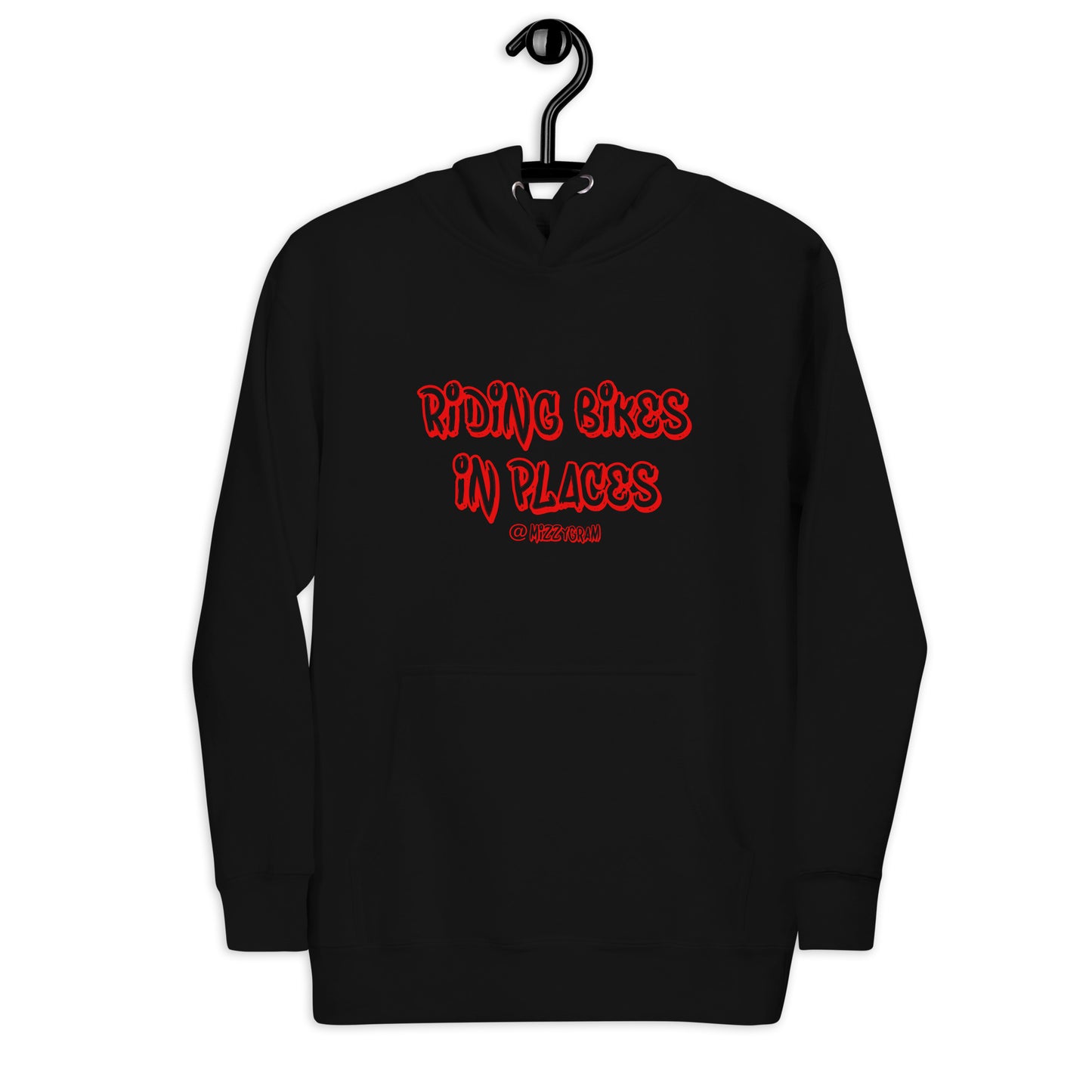 Mizzy Riding Bikes In Places Hoodie