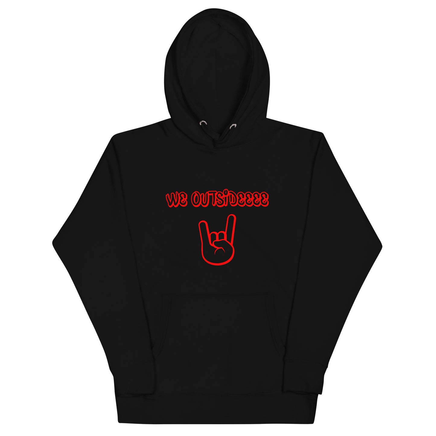 LIMITED EDITION Back Print We Outside In The Districts Every Time Hoodie