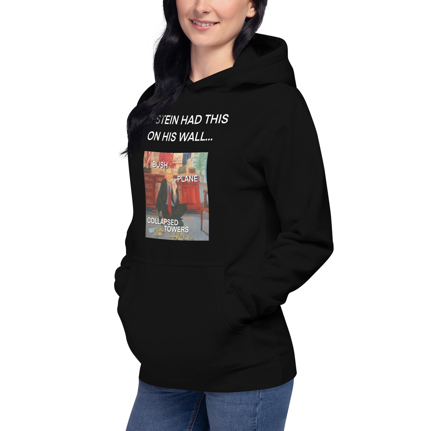 Epstein Bush 9/11 Painting Hoodie