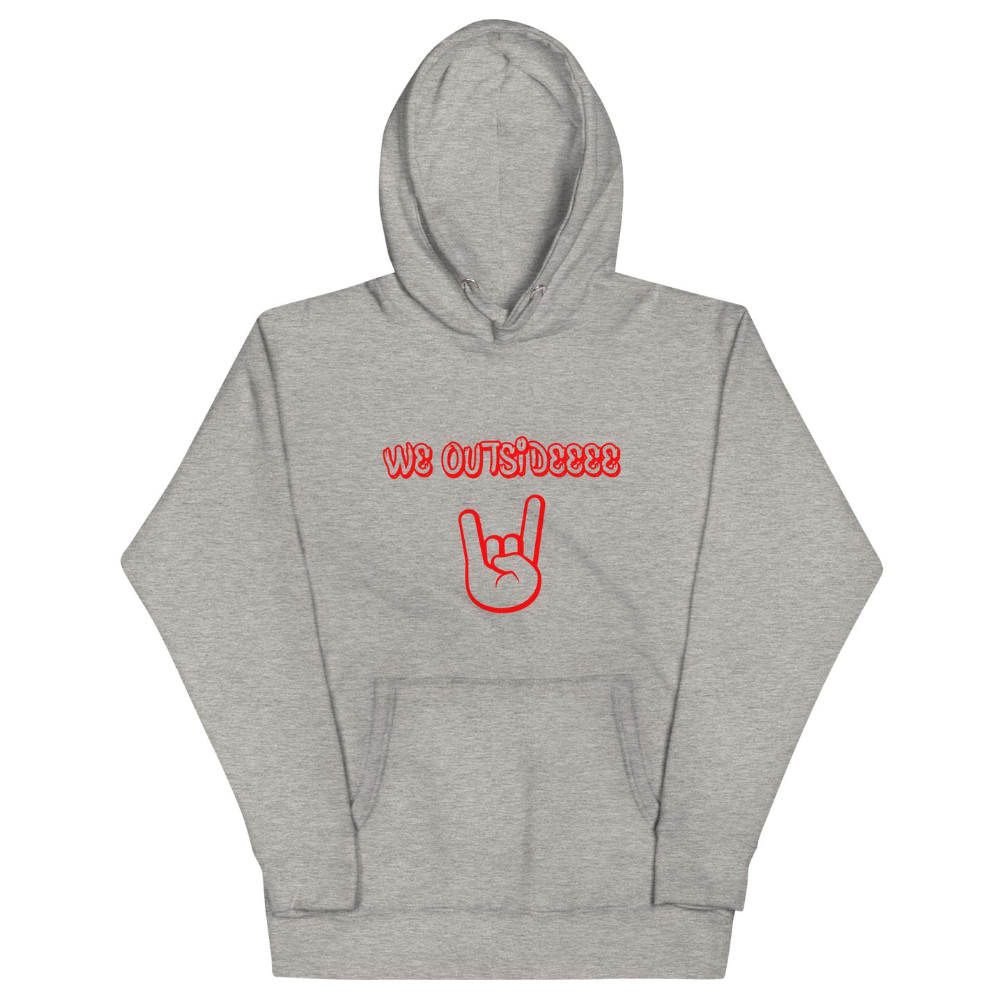 LIMITED EDITION Back Print We Outside In The Districts Every Time Hoodie