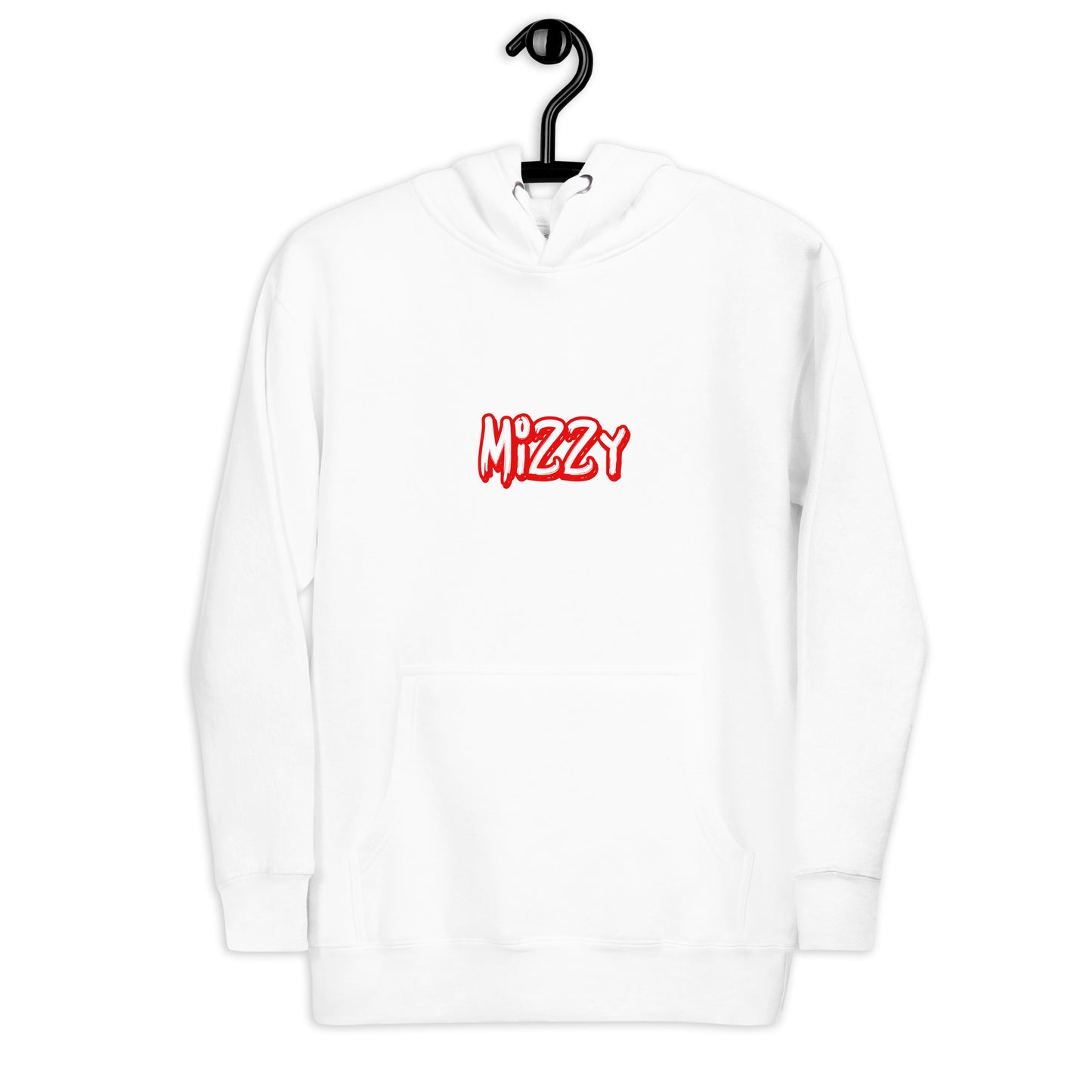 Mizzy Red Logo Hoodie